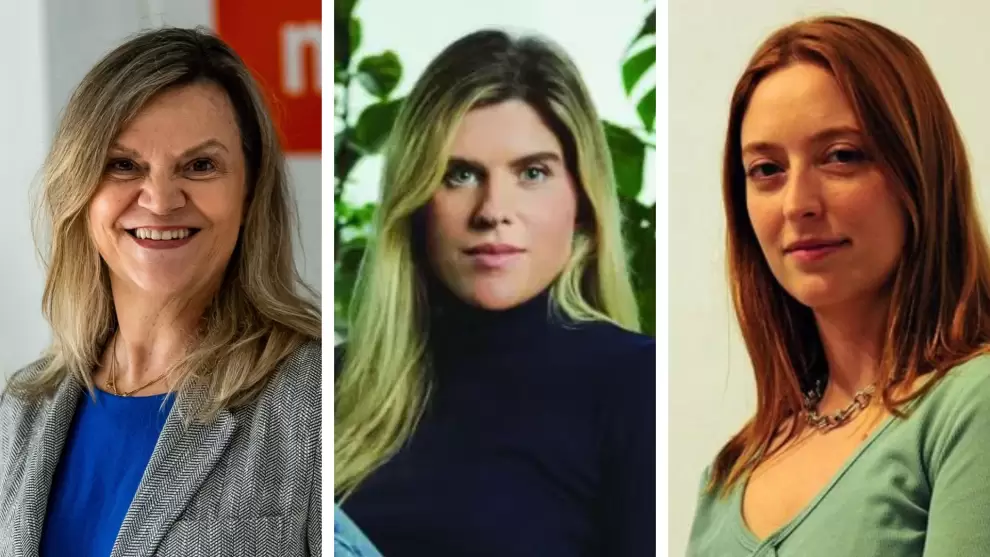 Juliane Fuganti, Bruna Mayer y Gabriela Stragliotto.