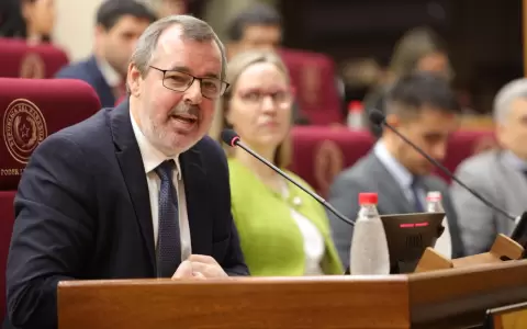 Presidente del Banco Central del Paraguay (BCP), Carlos Carvallo.