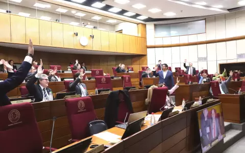 Sesi�n de la C�mara de Senadores.