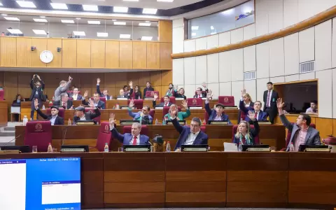 Sesi�n de la C�mara de Senadores.