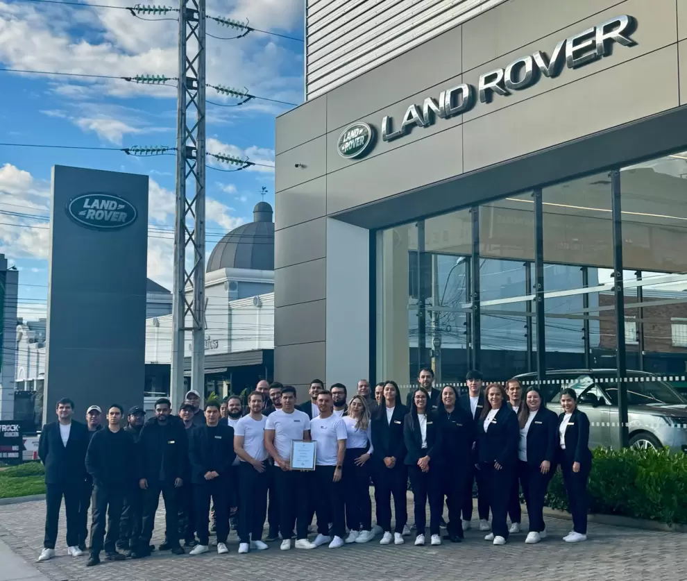 Grupo de Land Rover. Foto: Gentileza.