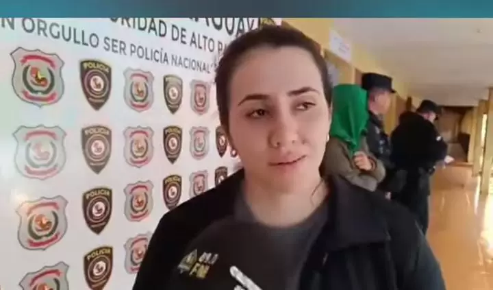Marisa Silva, hermana del detenido e hija del se�or agredido.