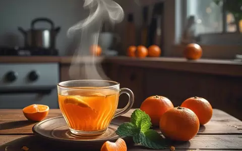 T� de c�scaras de mandarinas.