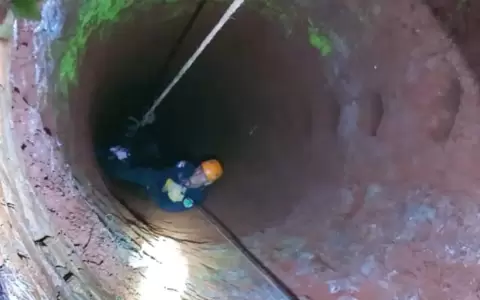 Pozo de agua donde ocurri� la tragedia.