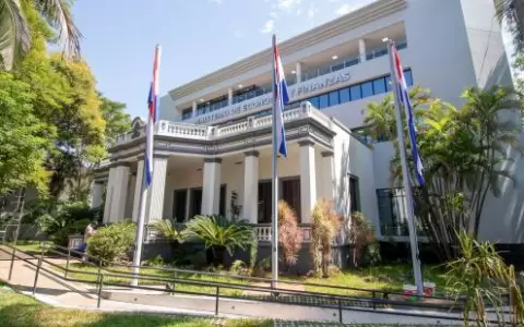 Fachada del Ministerio de Econom�a y Finanzas.