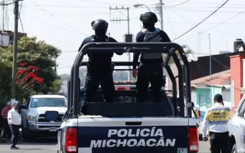 Polic�a de Michoac�n, M�xico.