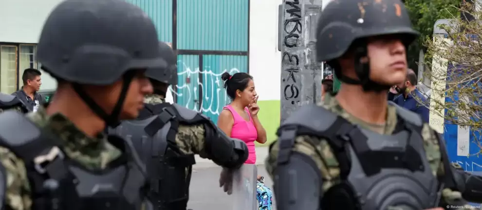 Soldados de la Guardia Nacional de M�xico. Foto:Reuters/C. Jasso/DW