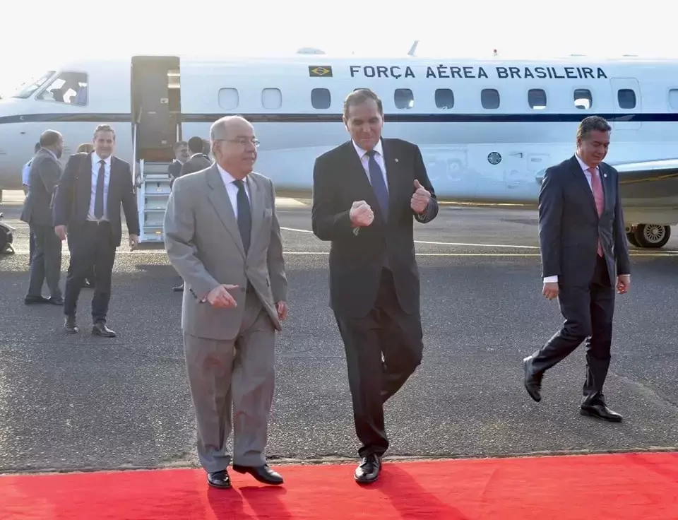Ministros de Brasil y Paraguay en reunión en el 2023.