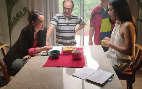 Lali Gonz�lez, Juan Manuel Salinas y Majo Cabrera.