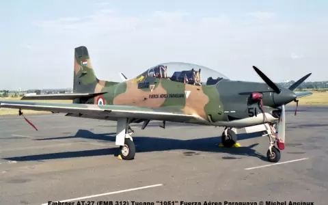 Tucano para la Fuerza A�rea paraguaya.