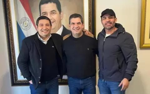 Hugo Ram�rez y Juan Villalba con Hugo Vel�zquez