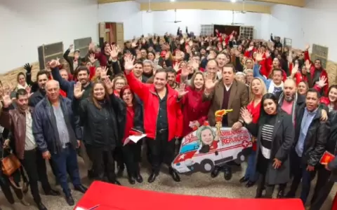 Acto pol�tico de Lilian Samaniego, Arnaldo Samaniego y Juan Afara.