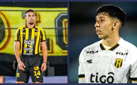 Alexis Cantero y Gustavo Vargas firmaron sus contratos con Olimpia