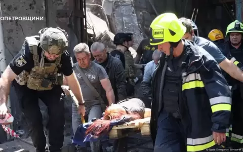 Imagen de un ataque ruso perpetrado en la regi�n de Dnipropetrovsk el 24 de junio de 2025.