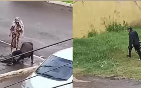 En un video circulado se ve a un grupo de tres personas robando cables en la v�a p�blica.