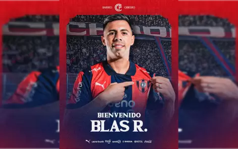 Oficial: Blas Riveros es anunciado como jugador de Cerro Porte�o