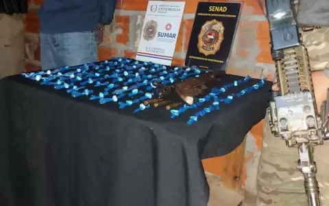 Evidencias incautadas en el procedimiento.