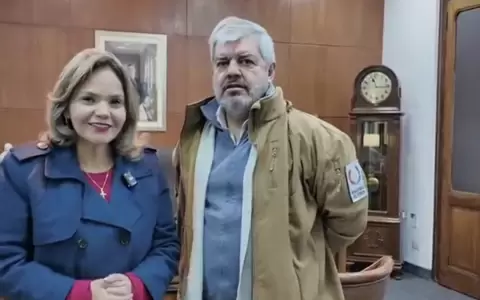 Lilian Samaniego y Enrique Riera.