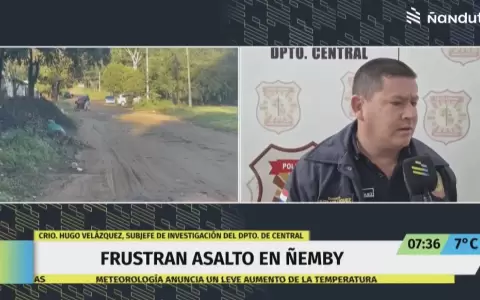 Operativo policial en �emby.
