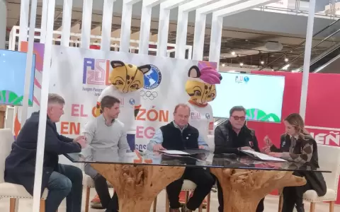 Firma de alianza entre Sue�olar como patrocinador de los II Juegos Panamericanos Junior ASU2025.