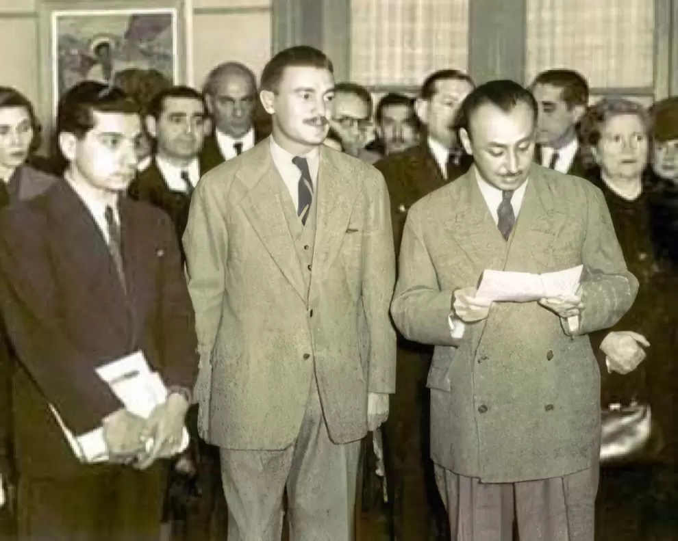 Augusto Roa Bastos, Liber Fridman y Hérib Campos Cervera. Archivo