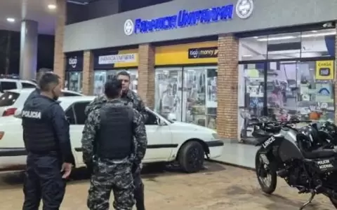 Anoche fue asaltada la farmacia Unifarma, de Hernandarias.