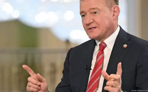 Rom�n Starovoit, durante una entrevista reciente para la televisi�n rusa.