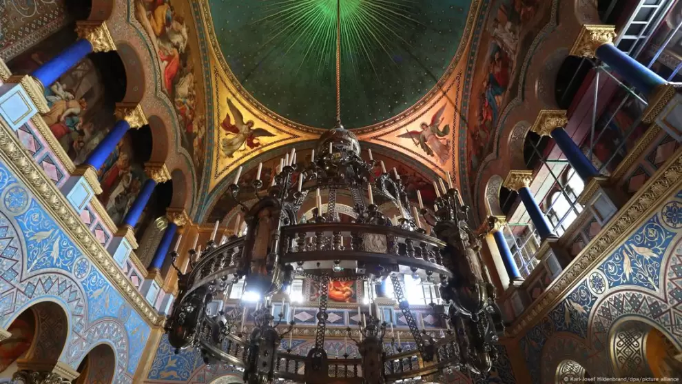Interior famoso: la Sala de los Cantores del Castillo de Neuschwanstein.
Imagen: Karl-Josef Hildenbrand/dpa/picture alliance