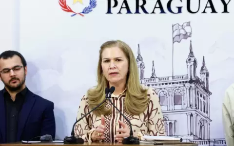 Ministra de Salud P�blica, Mar�a Teresa Bar�n.