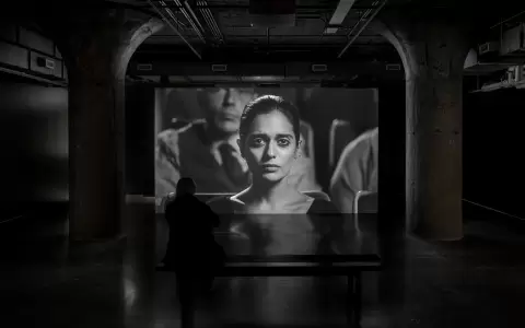 Shirin Neshat, "Roja", 2016. Vista de instalaci�n. (MoCa Toronto).