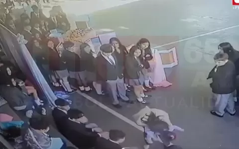 La maestra actu� r�pidamente para evitar el atragantamiento.