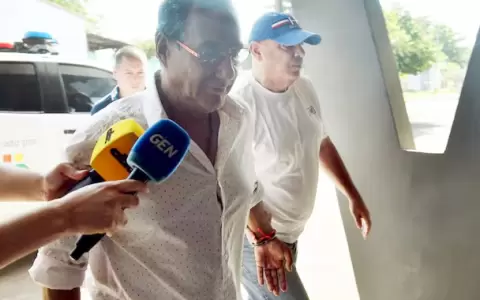 Hugo Javier y Miguel Robles, ambos condenados a 10 a�os de c�rcel.
