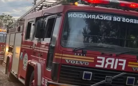 Los bomberos consiguieron controlar el incendio en Encarnaci�n.