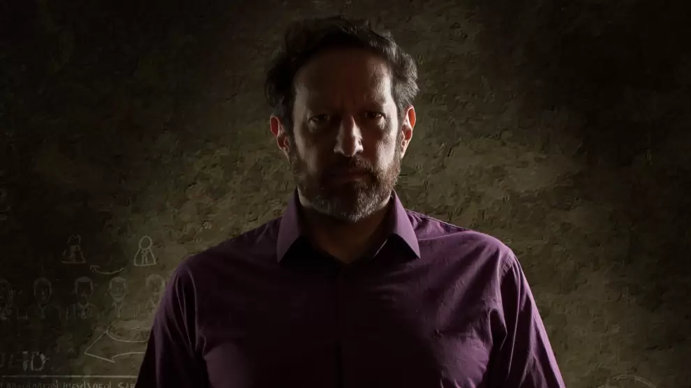 Ariel Galeano en "Psicópata", dirigida por Marcela Gilabert.