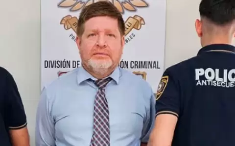 Willian Roberto Bogar�n Campuzano, exdirector de la C�mara de Diputados cuando fue detenido.