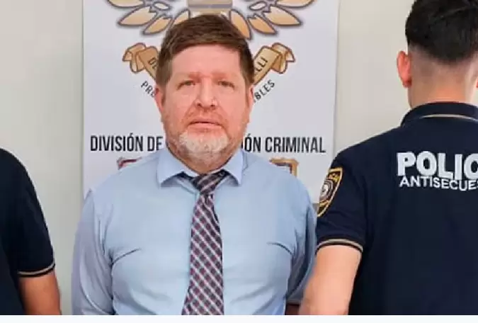 Willian Roberto Bogar�n Campuzano, exdirector de la C�mara de Diputados cuando fue detenido.