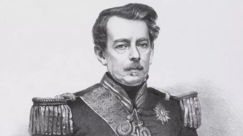 Ilustraci�n del Duque de Caxias (1857).
