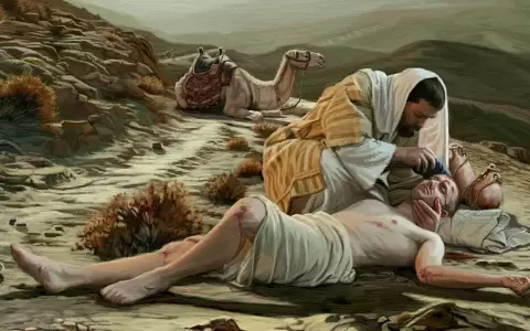 El buen samaritano.