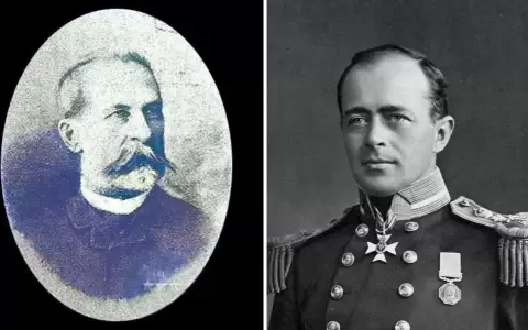 Cirilo Solalinde y Robert Falcon Scott.