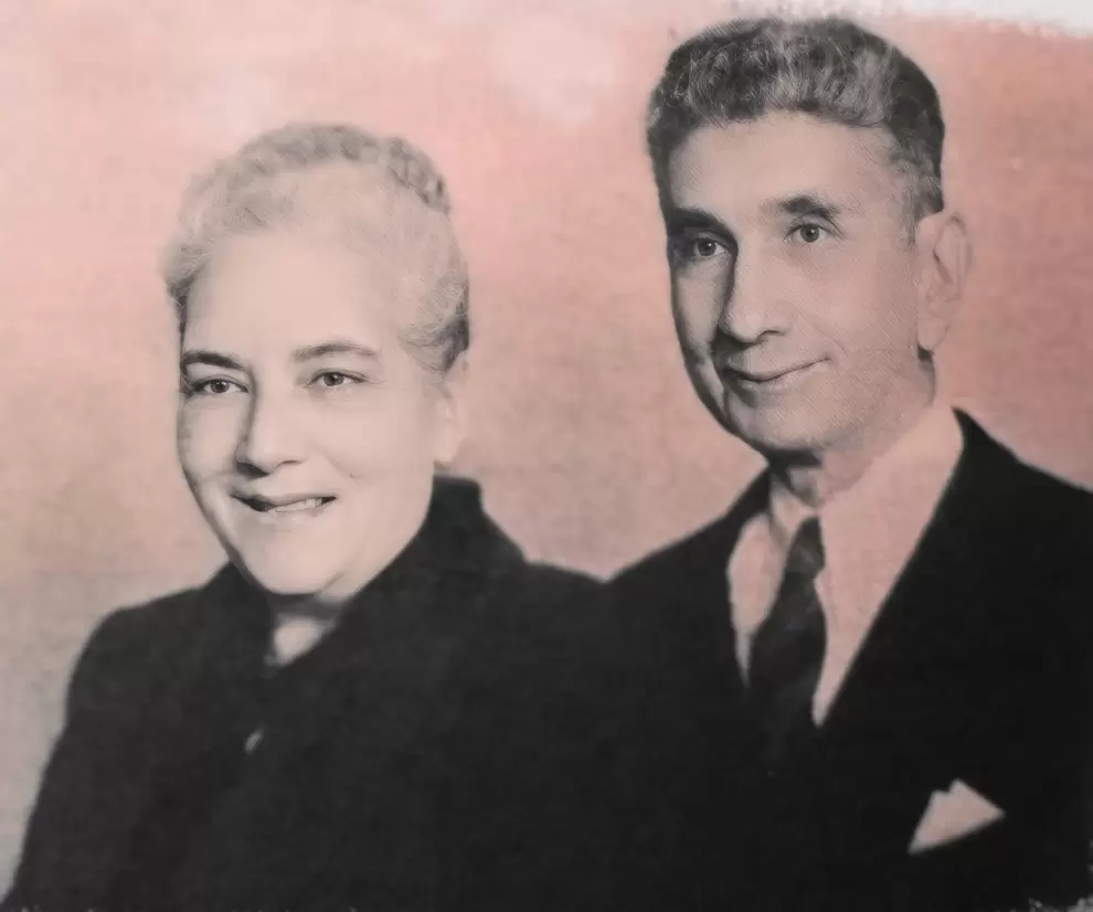 Doña Lucía Bastos y Don Lucio Roa, padres de Agusto Roa Bastos.(Fundación Augusto Roa Bastos)