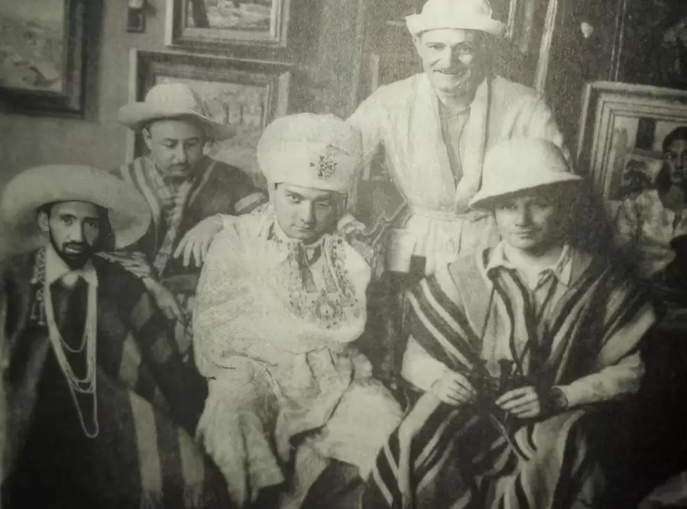 Roque Molinari Laurín, Hérib Campos Cervera, Augusto Roa Bastos, Liber Fridman y Sila Godoy. (Libro Roa Bastos: vida, obra y pensamiento de Antonio Pe