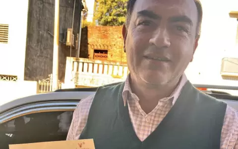 �scar Mereles, afectado por la mafia de los pagares.