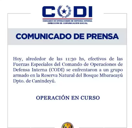 Comunado del Codi, tras el enfrentamiento.