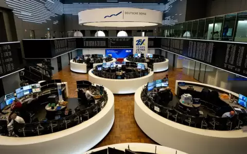 Bolsa de Frankfurt.