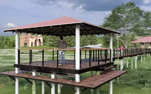 La intervenci�n busca armonizar el patrimonio cultural con los paisajes del r�o Paraguay y de la regi�n.