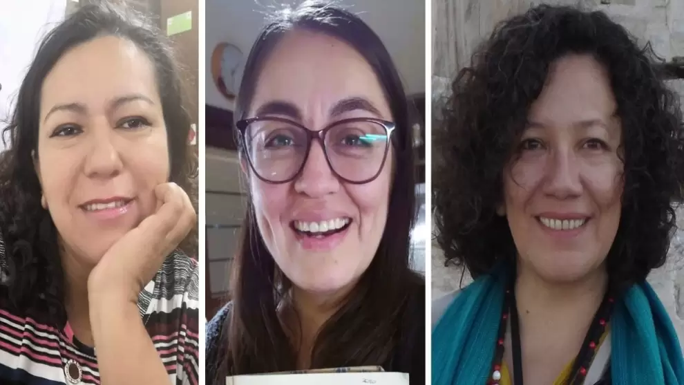 Alicia Amarilla, Soraya Bello y Clyde Soto.