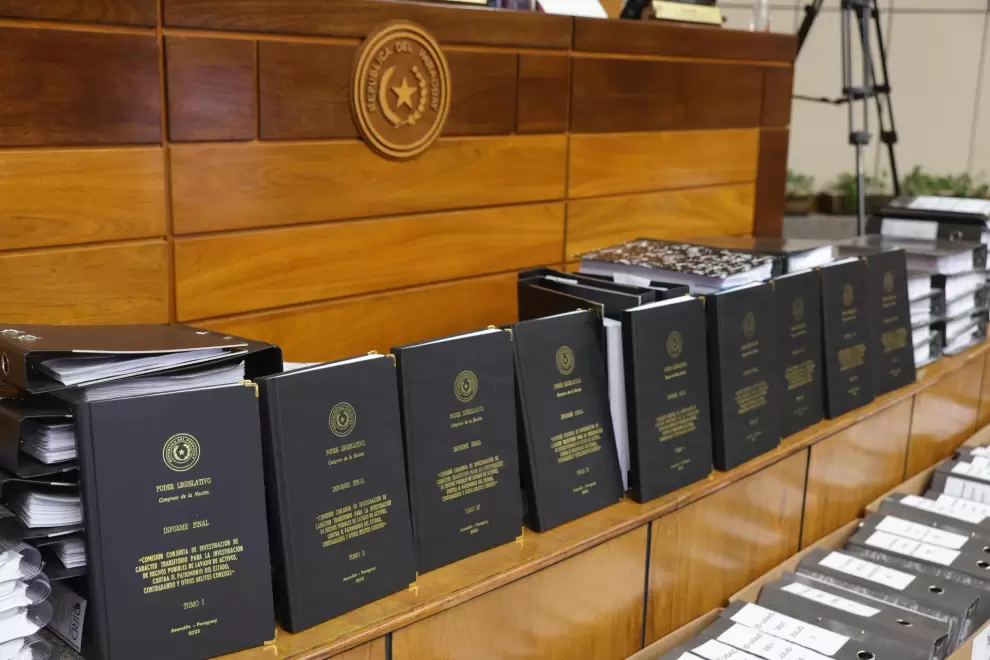 Documentos entregados por la CBI.