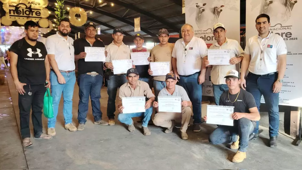 Productores capacitados en la Expo.