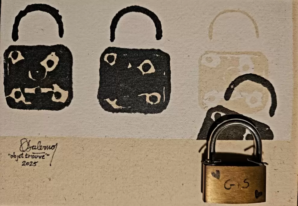Objet trouv�, obra de Osvaldo Salerno. Cortes�a
