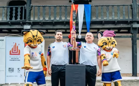 El Fuego Panamericano lleg� a la Capital de la Cordialidad